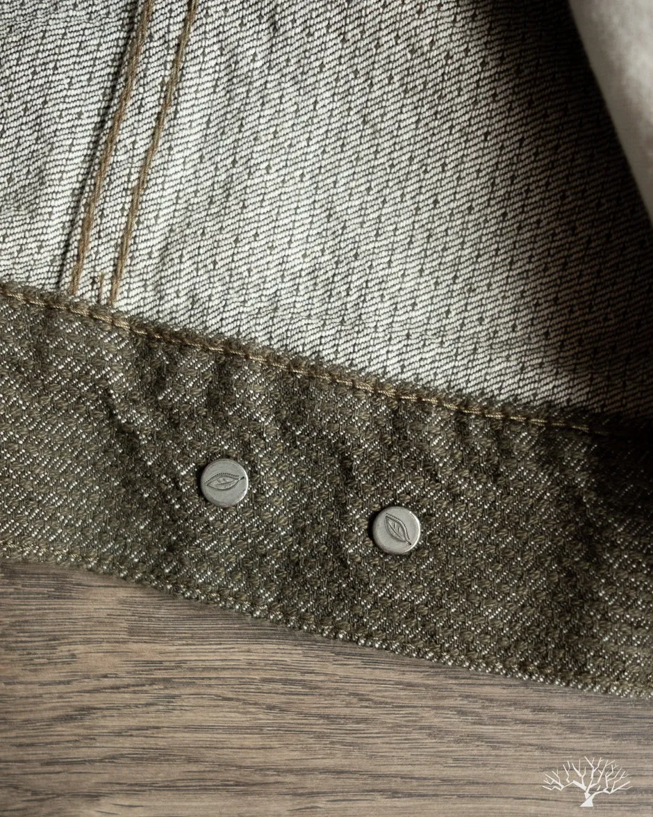 Sashiko Type 2 Jacket - Olive x Olive