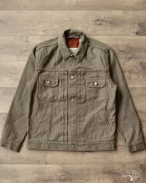 Sashiko Type 2 Jacket - Olive x Olive