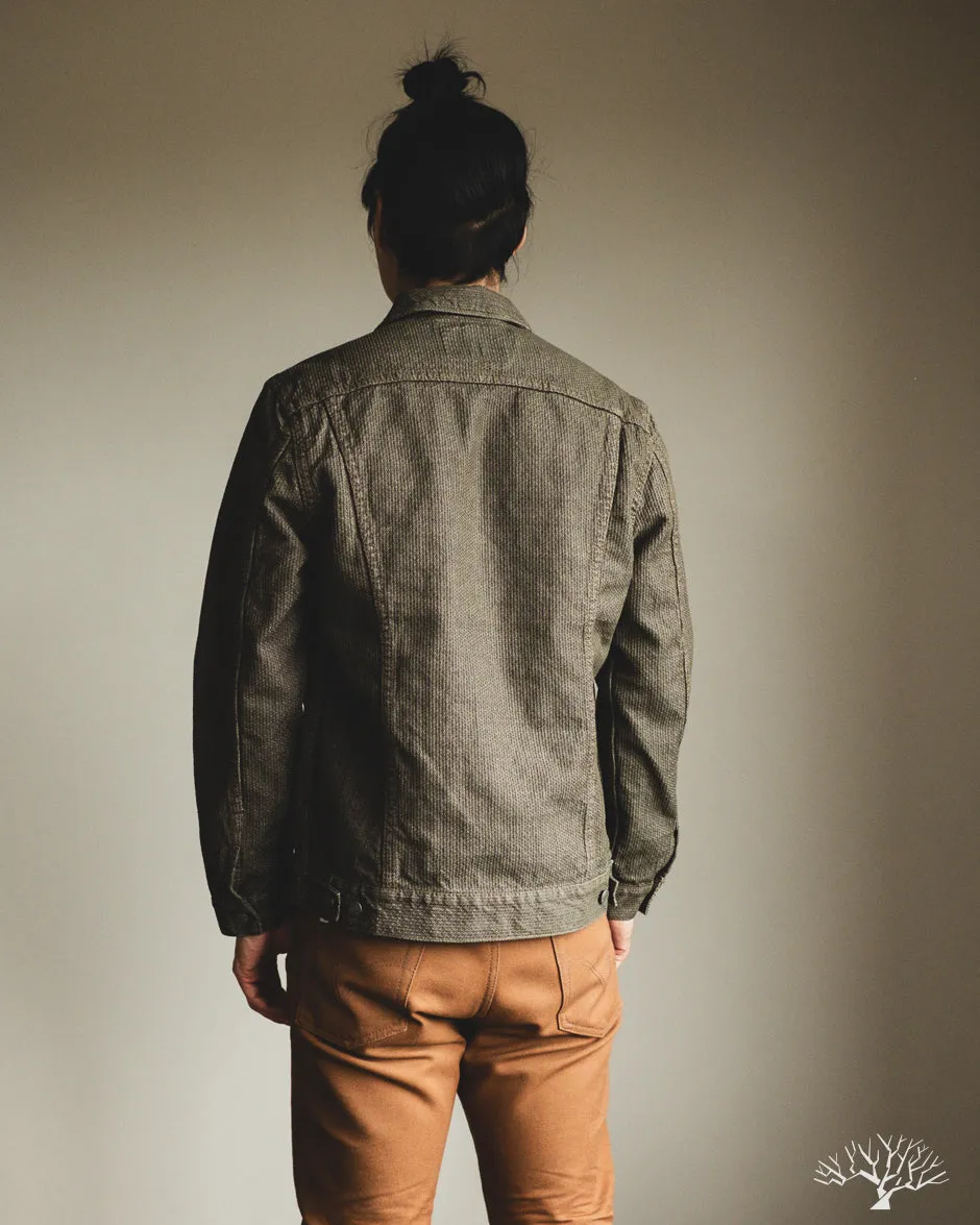 Sashiko Type 2 Jacket - Olive x Olive