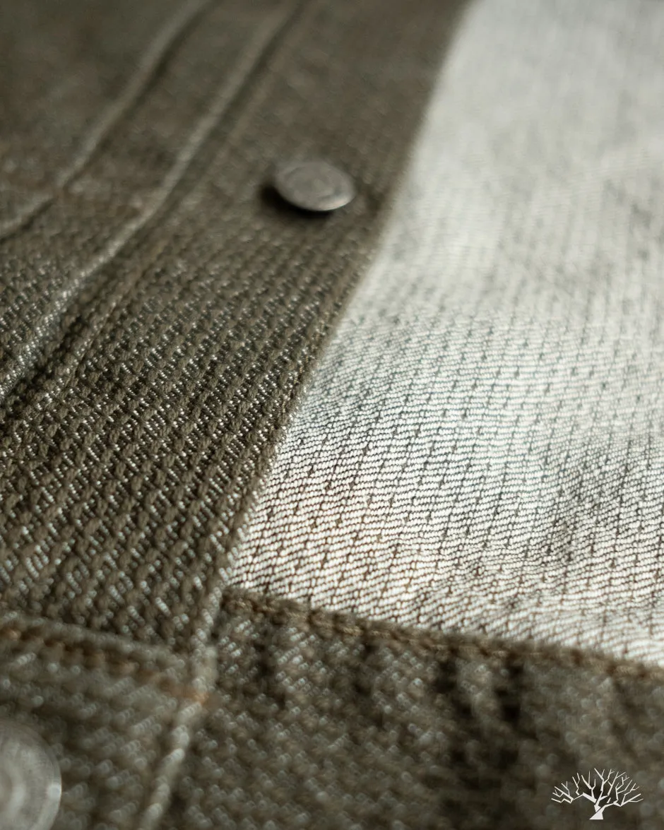 Sashiko Type 2 Jacket - Olive x Olive