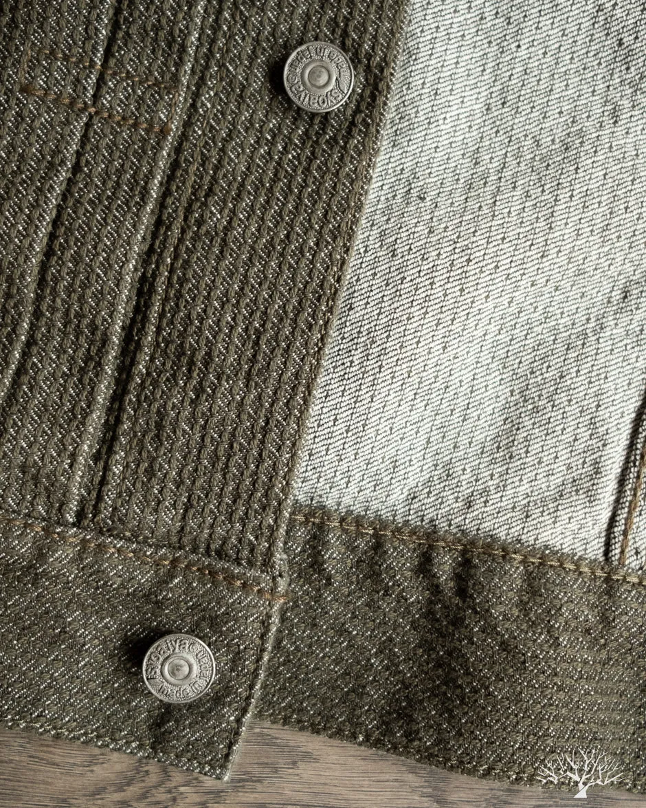 Sashiko Type 2 Jacket - Olive x Olive