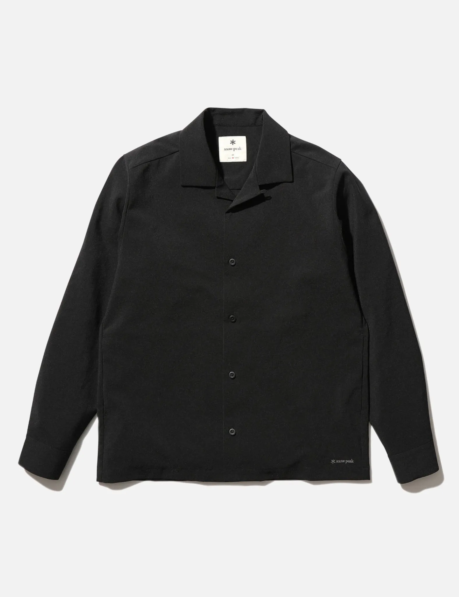 Snow Peak Light Poplin Shirts - Black