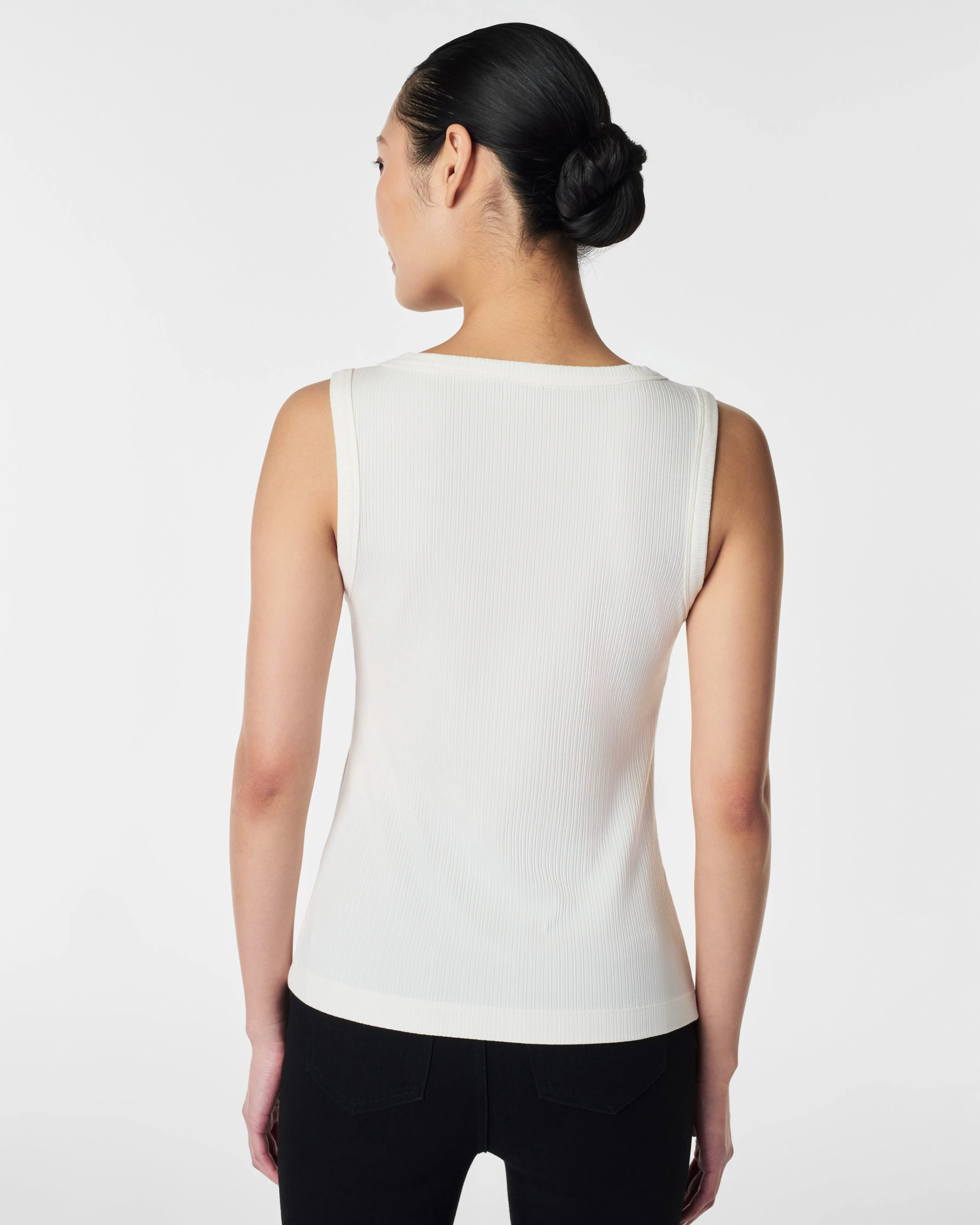 SPANX® Stretch Rib Scoop Neck Tank