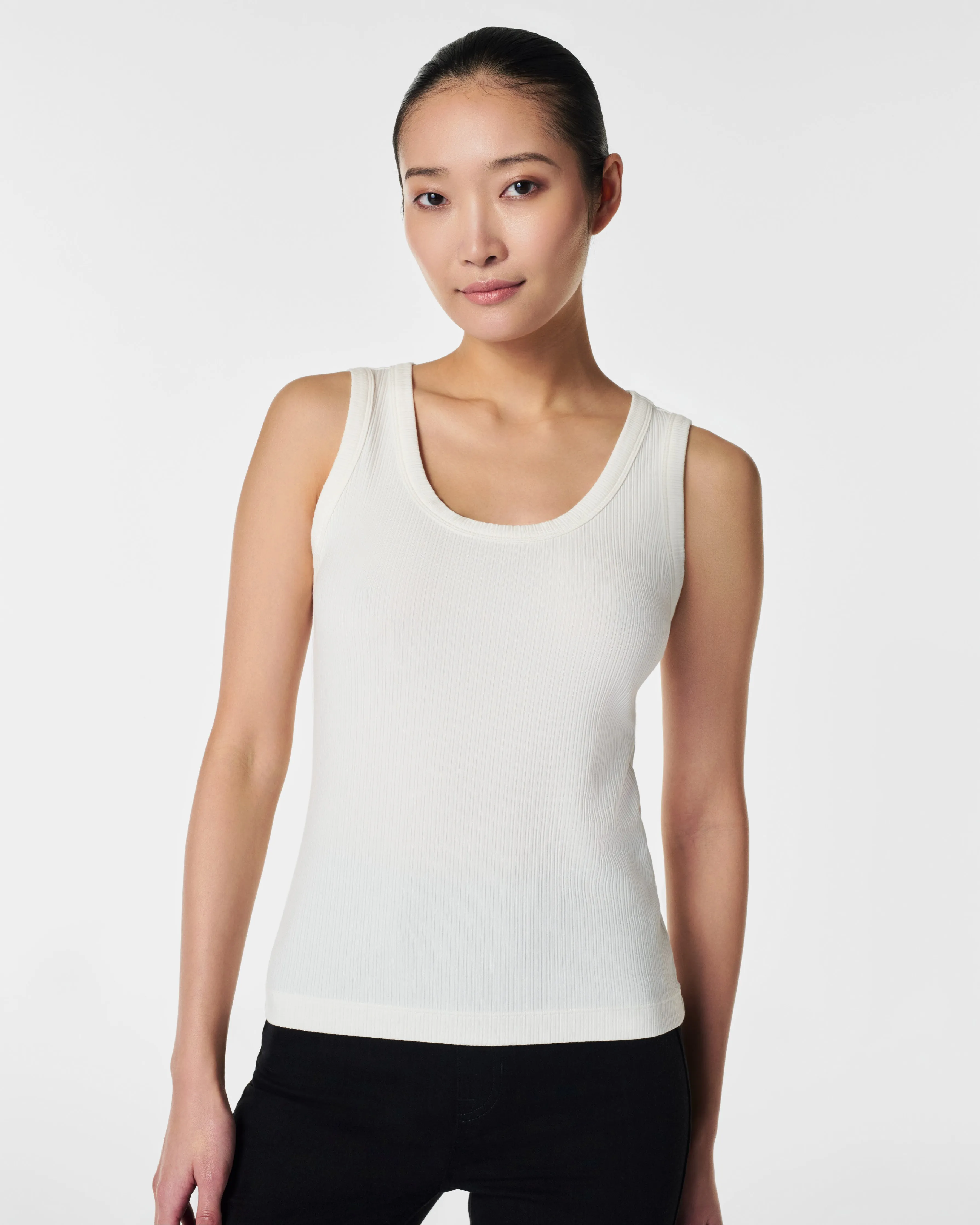 SPANX® Stretch Rib Scoop Neck Tank