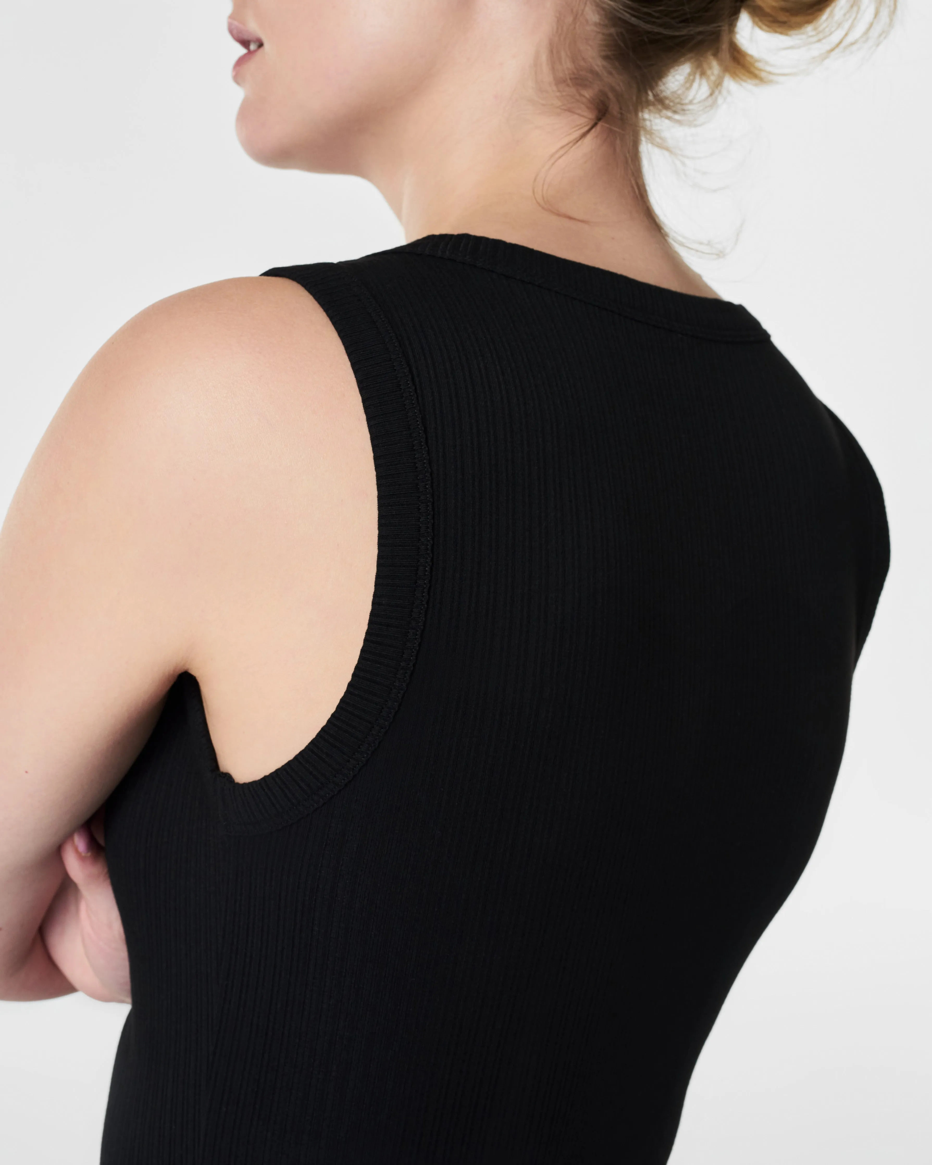 SPANX® Stretch Rib Scoop Neck Tank