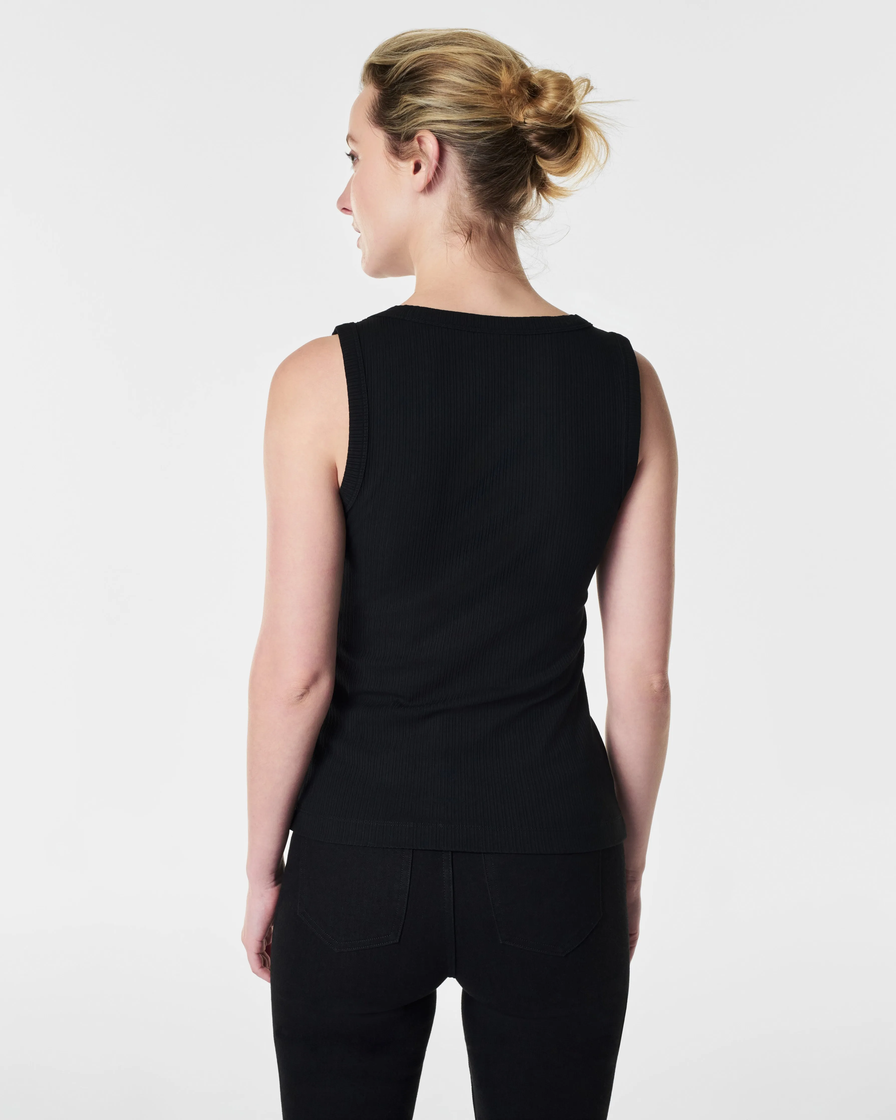 SPANX® Stretch Rib Scoop Neck Tank