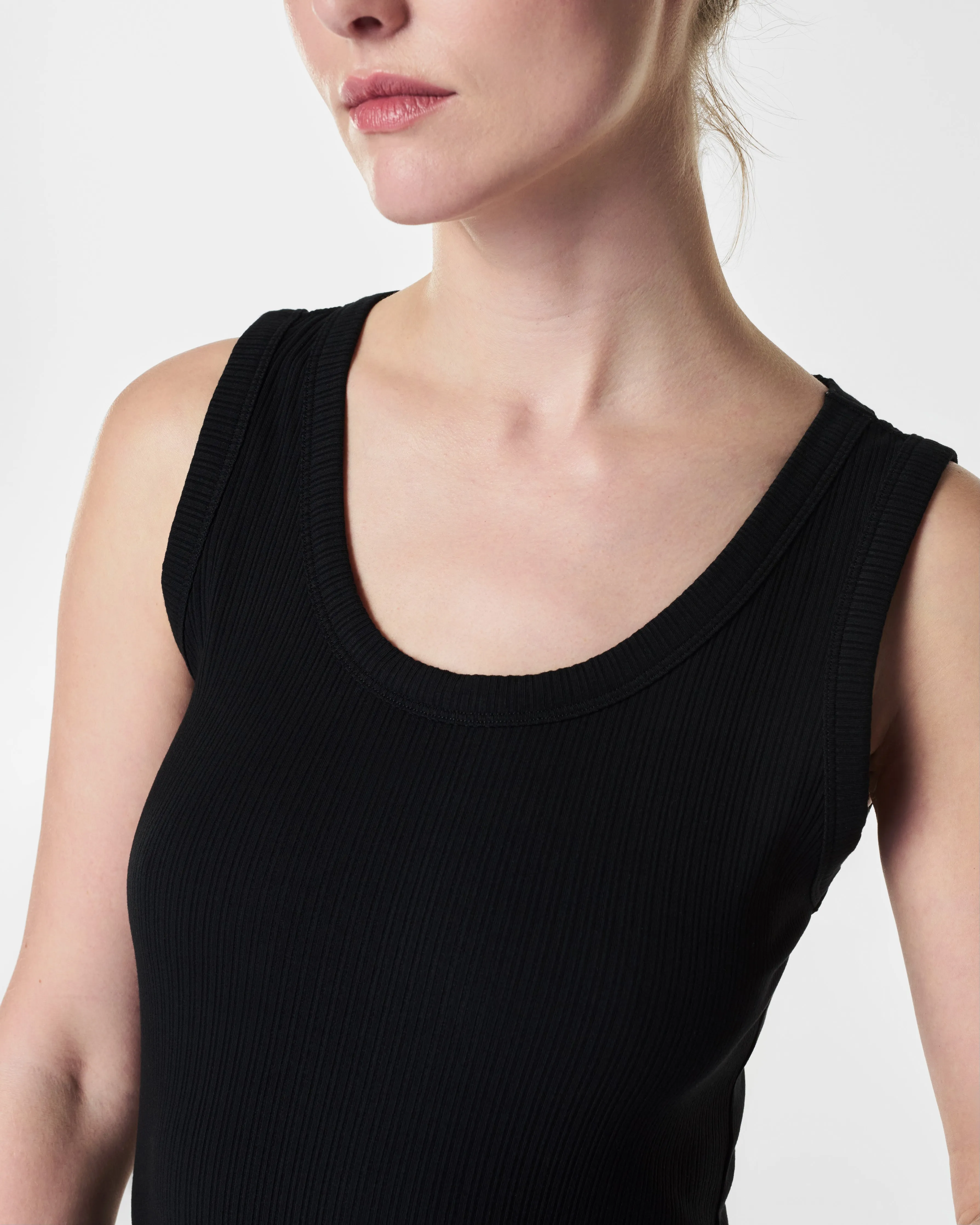 SPANX® Stretch Rib Scoop Neck Tank