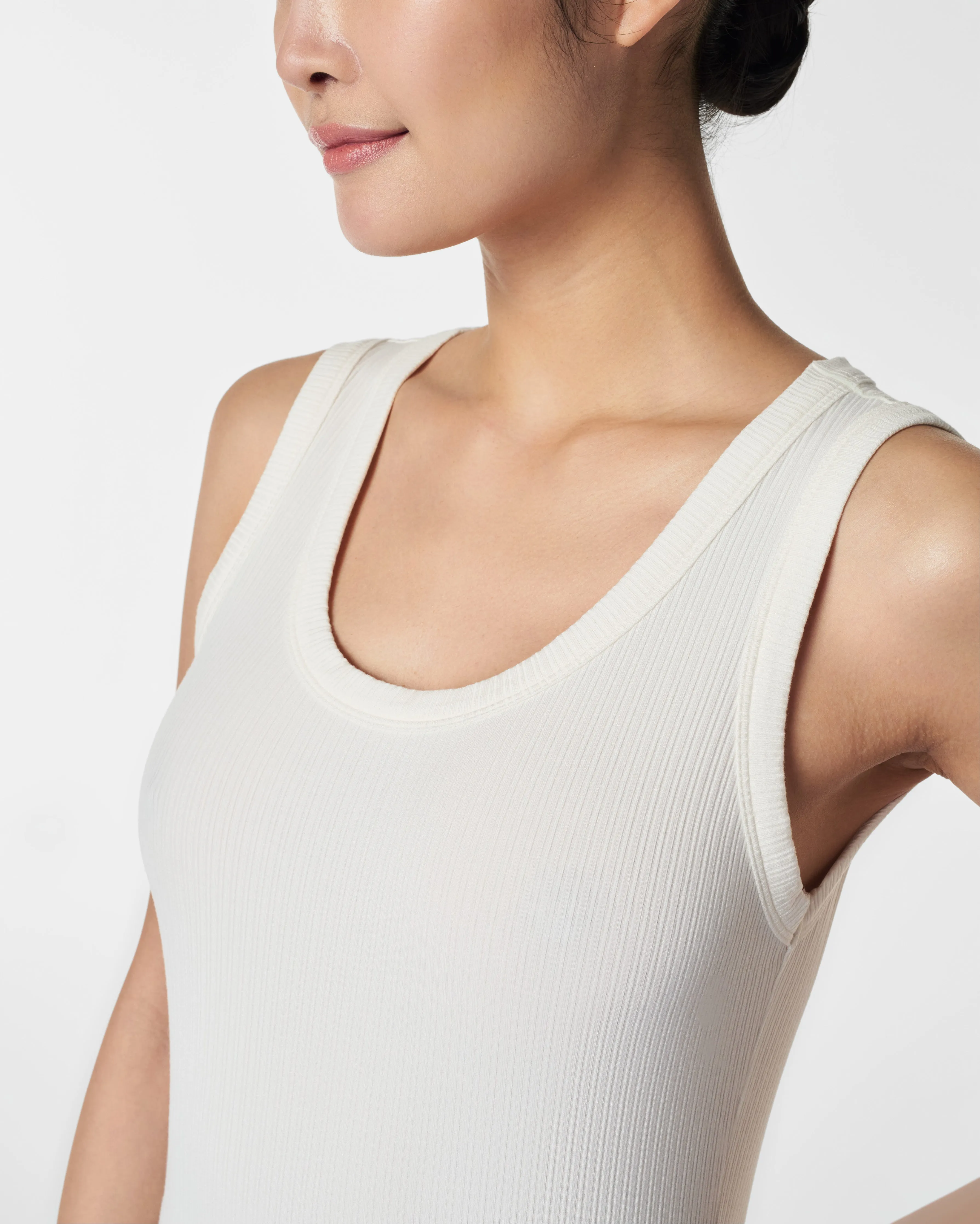 SPANX® Stretch Rib Scoop Neck Tank