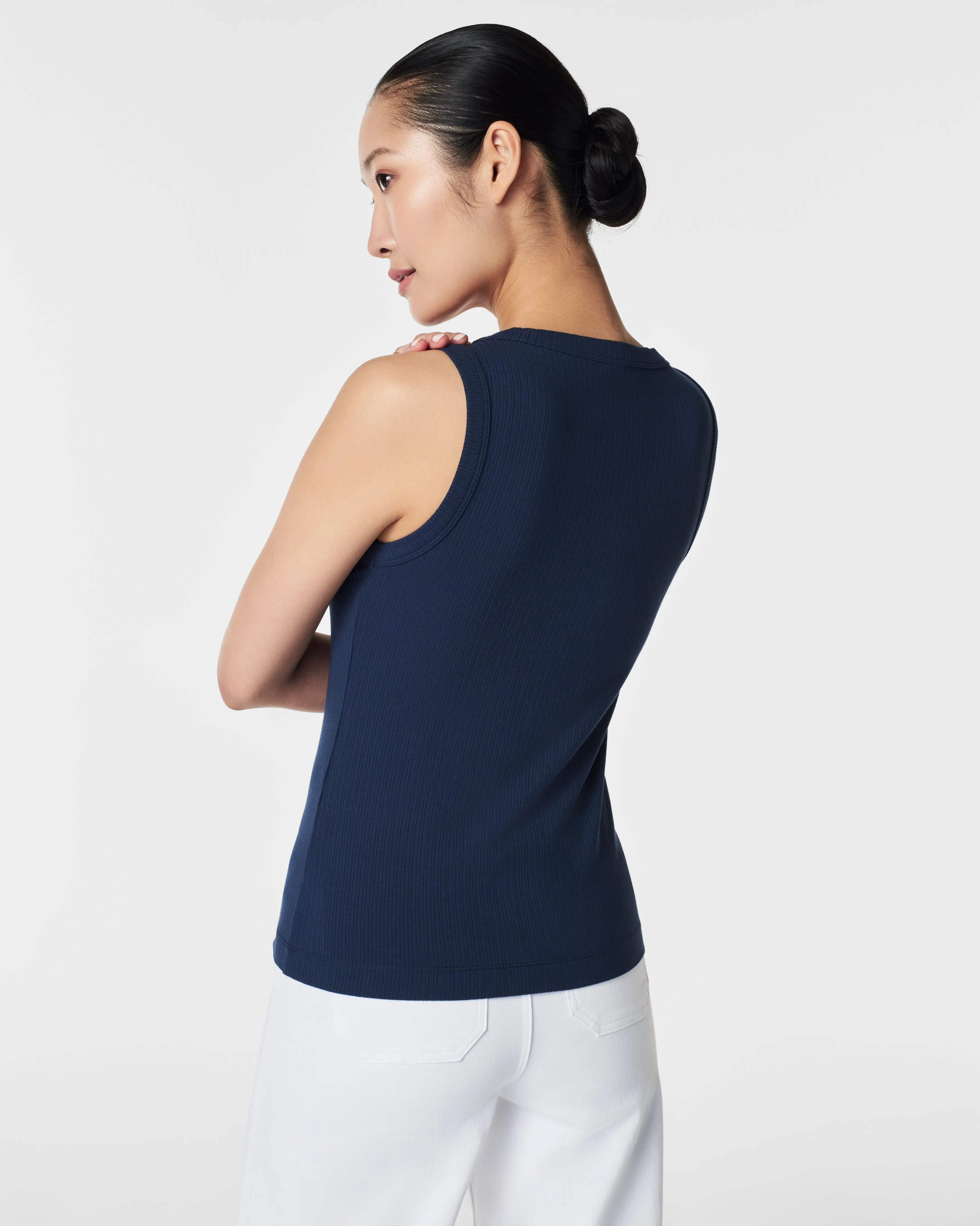 SPANX® Stretch Rib Scoop Neck Tank