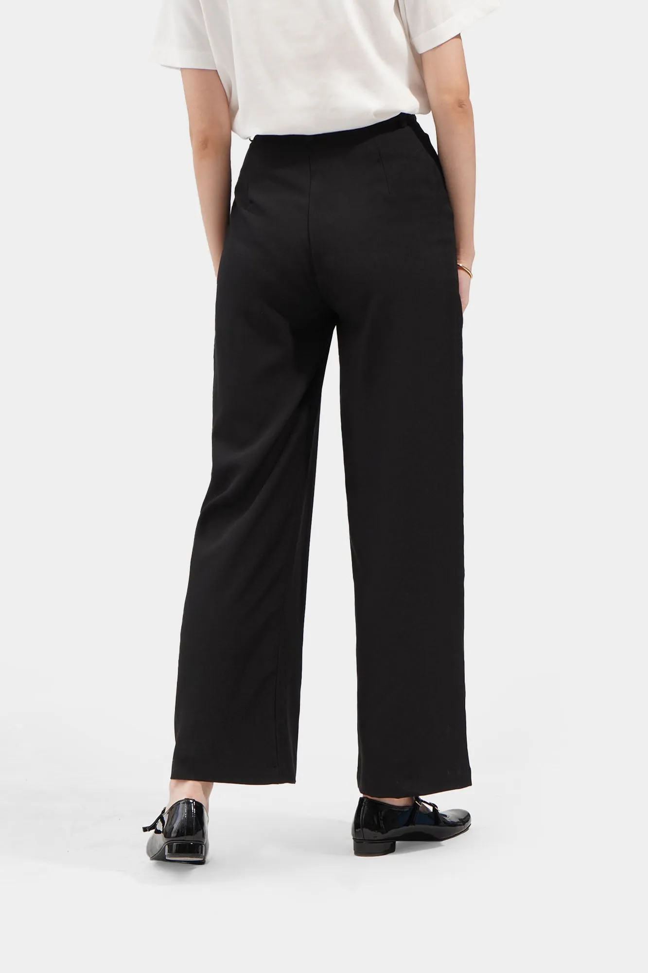 Straight Leg Suit Pants