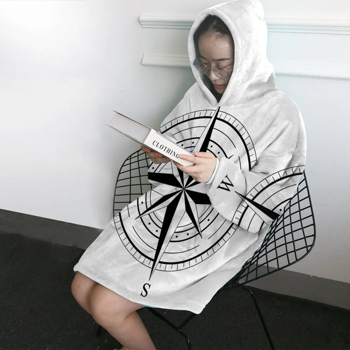 The Wind Rose Wearable Blanket Hoodie