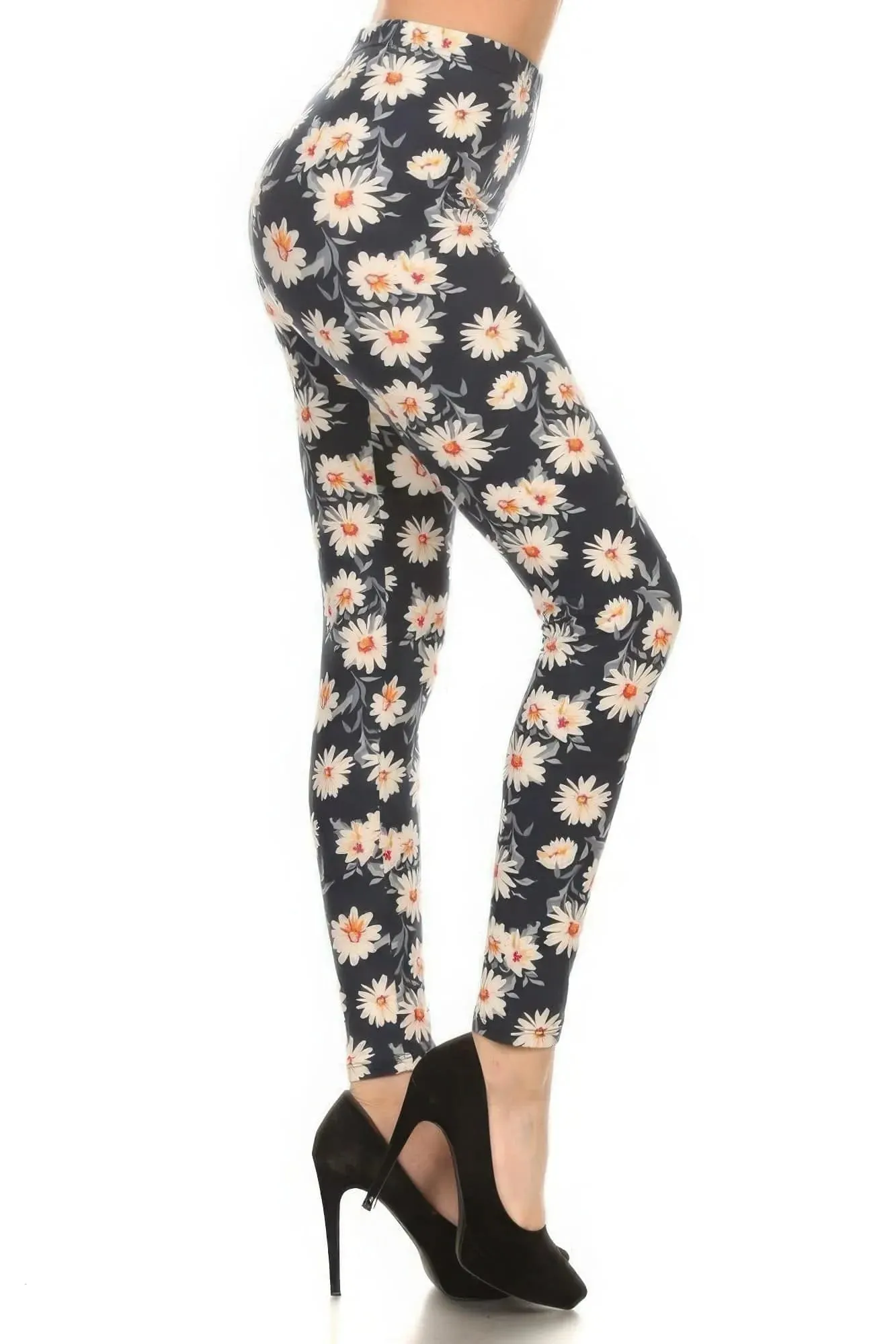 Ultra-Comfort Multi-Color Leggings in Peach Skin Fabric