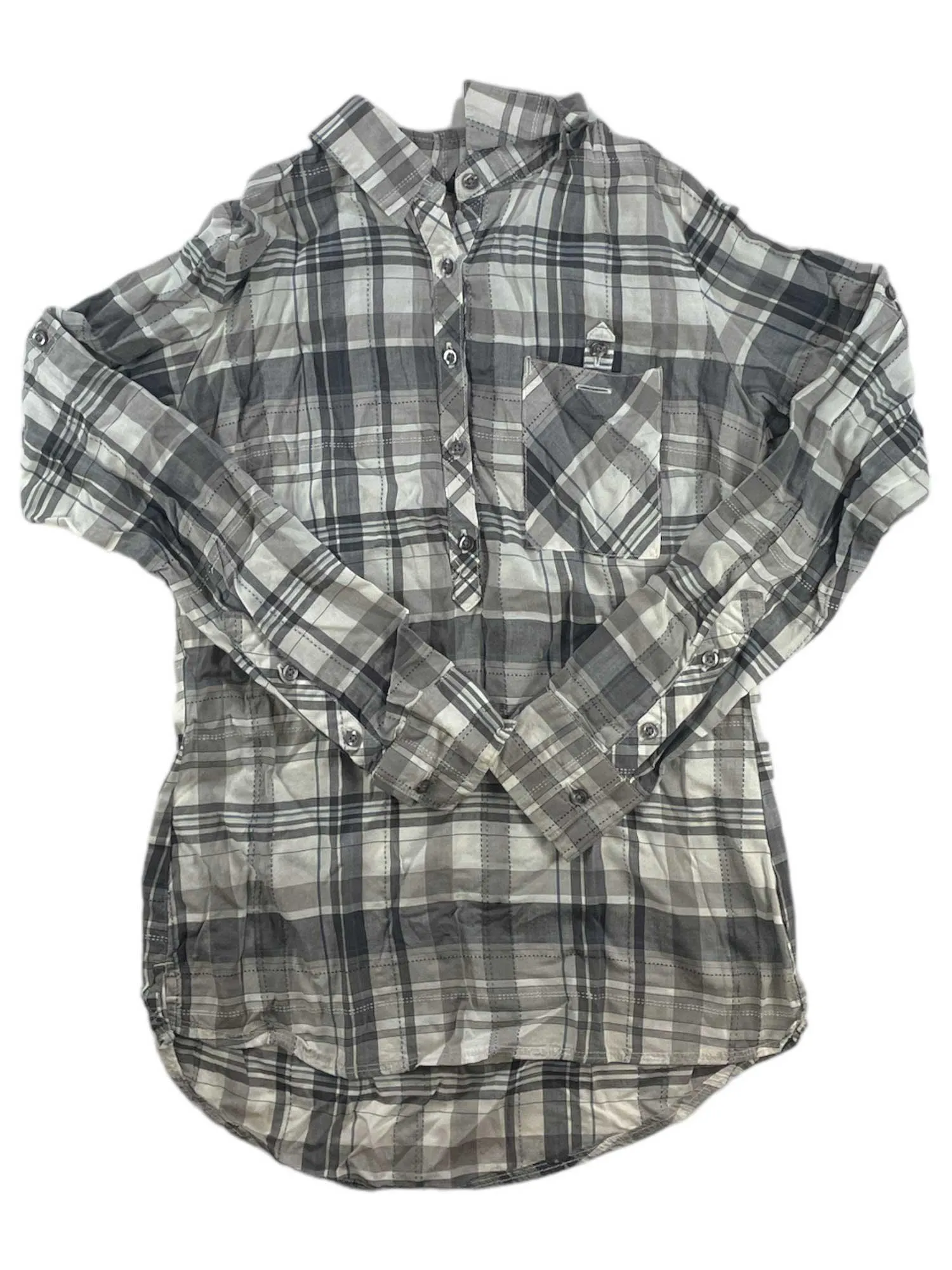 Womens Spektra Plaid Top