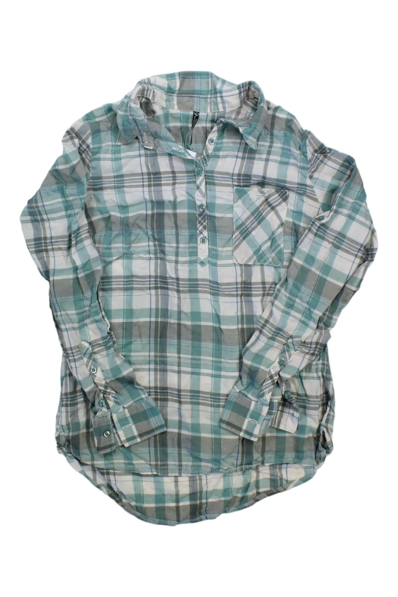 Womens Spektra Plaid Top